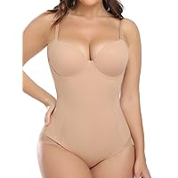 JOYSHAPER Bodysuit with Built in Bra for Women Tummy Control Shapewear Backless Shapewear Top Slimming Body Shaper