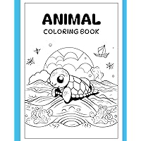 Animal Coloring Book: For Kids!