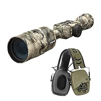 X-Sight 4K Pro 5-20x Elements Terra Smart Day/Night Hunting Scope w/Ballistics Calc, 3864x2218 Resolution, Video Record, Wi-Fi | X-Sound Hearing Protection Set