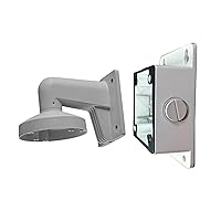 PC110 WMS WML DS-1272ZJ-110 LTB342-110 Bundle with Back Box, Wall Mount Bracket for Hik Vision Fixed Lens Dome IP Camera DS-2CD2143G0-I, DS-2CD2183G0-I, DS-2CD2185FWD-I
