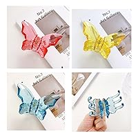 Butterfly Hair Claw Clips for Thick Thin Hair Jaw Clips for Women Acrylic Hair Claw Butterfly Hair Accessories for Girls Hair Clamps for Styling