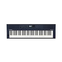 GO:KEYS 3 Music Creation Keyboard | 61-Note Keyboard | Built-In Stereo Speakers | Bluetooth Audio/MIDI Support for Music Streaming - Midnight Blue