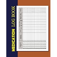 Medication Log Book: 52-Week Personal Medication Administration Planner & Record Log Book | Monday to Sunday Medication Record & Chart Book | Undated ... Tracker Notebook for Seniors, Adults And Kids