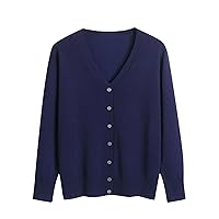 Open Front Knit Cardigans for Women Button Sweaters Long Sleeve Ribbed Jumper Coats Fashion Fall Cardigan Tops