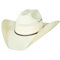 Justin Moore Montecarlo Bullhide Hats Bait a Hook Western 50X California Straw Cowboy Hat (7 1/4)