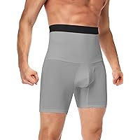 SLIMBELLE Mens Shapewear Tummy Control Shorts High Waist Girdle Boxer Briefs Corewear Compression Underwear