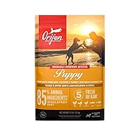 ORIJEN Puppy Dry Dog Food, Grain Free Dry Dog Food for Puppies, Fresh or Raw Ingredients, 13lb
