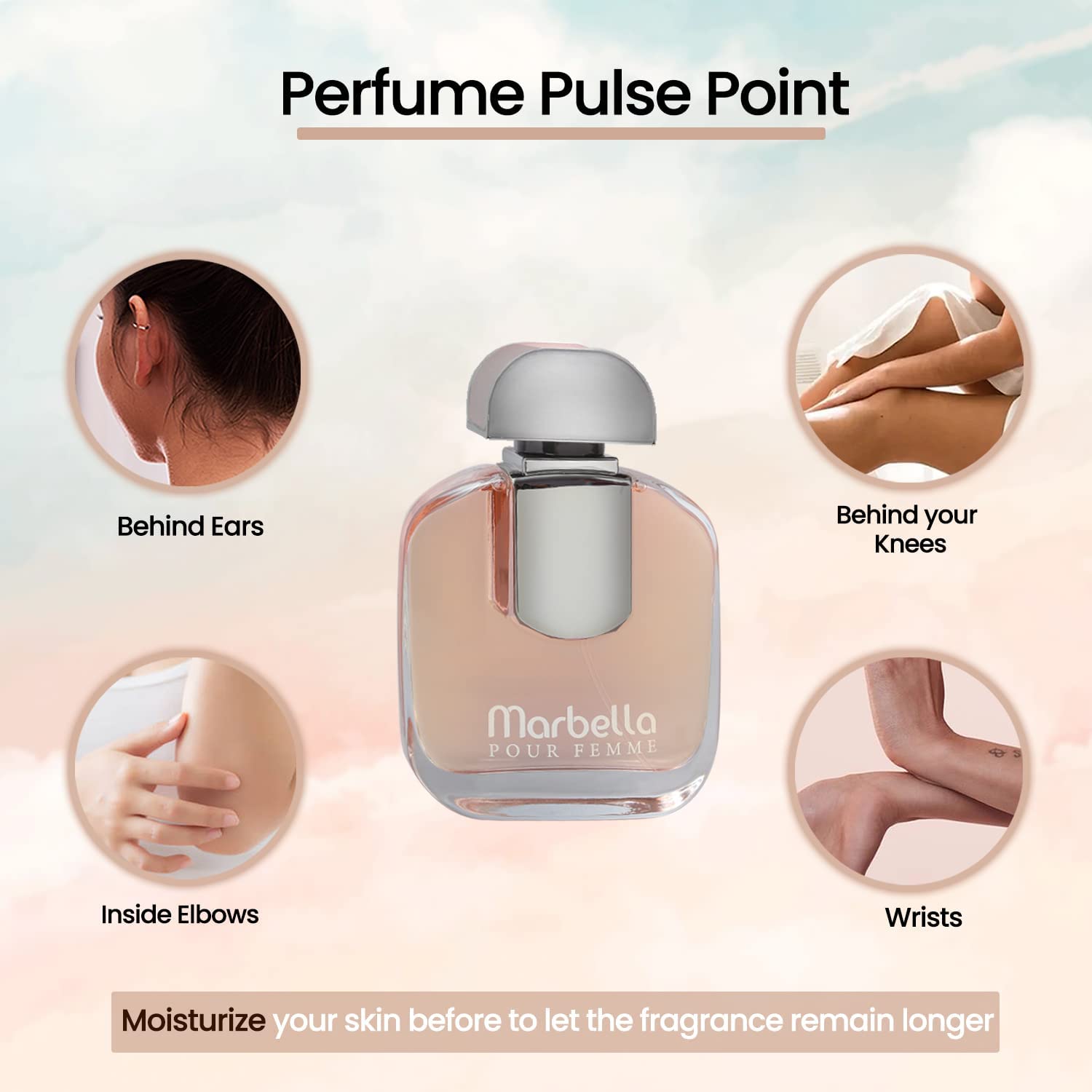 Jean Rish MARBELLA Designer Perfume for Women Eau De Parfum, 3.4 FL. OZ. 100 Ml Fragrance