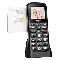 RS1 4G Cell Phone for Elderly,Big Button Senior Phone for Elderly,Typec-C Basic Phone with Bluetooth5.0, Clear and Loud Sound, a Charging Dock,1000mAh Large Battery, Type-C (Black)
