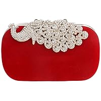 Women Crystal Evening Bag Clutches Purse Chain Wallet Handbag Elegant Party