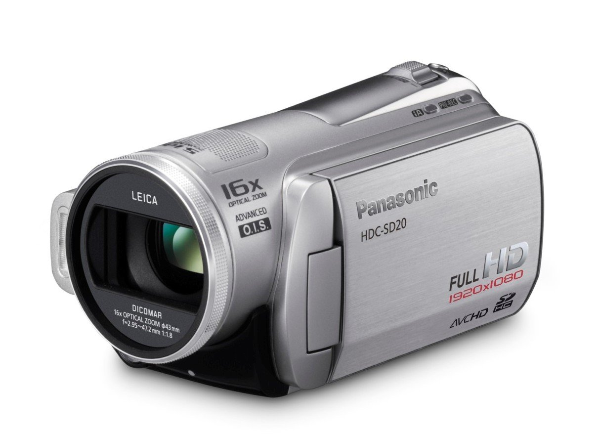 Panasonic HDC-SD20-S HD Flash Camcorder (Silver)