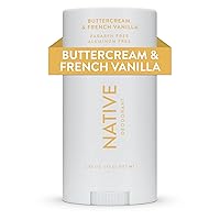Native Deodorant Contains Naturally Derived Ingredients | Seasonal Scents Deodorant for Women and Men, Aluminum Free with Baking Soda, Coconut Oil and Shea Butter | Buttercream & French Vanilla