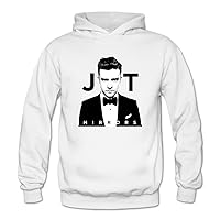 Woman Justin Timberlake Jt Logo White Hoodie