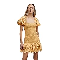 Significant Other Elsa Mini Dress in Light Tangerine (Size 4)