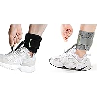 Tenbon Ankle Support Drop Foot Brace Orthosis - Comfort Cushioned Adjustable Wrap Compression For Improved Walking Gait, Prevents Cramps Ankle Sprains