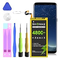 Galaxy S8 Battery, [Upgraded] 4800mAh High Capacity Li-Polymer EB-BG950ABE Replacement Battery for Samsung Galaxy S8 SM-G950 G950V G950A G950T G950P G950R4 with Screwdriver Tool Kit