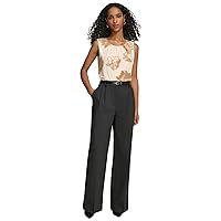 Calvin Klein Straight-Leg Classic Business Casual Pants for Women