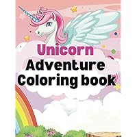 Unicorn Adventure Coloring Book