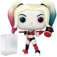POP DC Heroes: Harley Quinn Animated Series - Harley Quinn Funko Vinyl Figure (Bundled with Compatible Box Protector Case), Multicolored, 3.75 inches