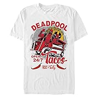Marvel Big & Tall Classic Taco Deadpool Men's Tops Short Sleeve Tee Shirt