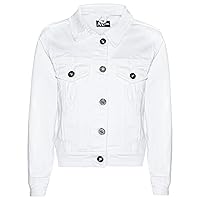 Kids Girls Jackets Designer White Jeans Jacket Stylish Fashion Denim Coats 3-13Y