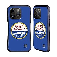 Officially Licensed National Hot Rod Association Original Logo Graphics Hybrid Case Compatible with Apple iPhone 15 Pro