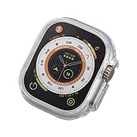 Elecom AW-22CBPUCR Apple Watch Ultra 1.9 inches (49 mm) Case, Bumper, Side Protection, Soft, TPU, Clear