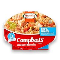 HORMEL COMPLEATS Rice & Chicken Microwave Tray, 7.5 Ounces (Pack of 7)