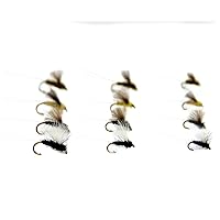 12 RS2 Mayfly Nymph and Emerger Midge/Caddis/Stoneflies Trout Flies Lure Assortment for Trout Fly Fishing Flies
