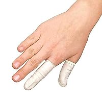 20A00D011CS, Synthetic Nitrile Polymer Finger Cots, White, Size Large, Pack of 12960
