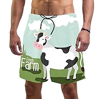 Farm Lifestyle Men's Beach Shorts Ladies Summer Beach Shorts Casual and Comfortable Pajama Shorts