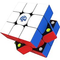 356 M, 3x3 Magnetic Speed Cube Stickerless Gans 356M Magic Cube (Lite ver. 2020, no Extra GES)