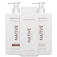 Native Coconut & Vanilla Body Wash 18 oz 2 Pk + Native Coconut & Vanilla Shampoo & Conditioner 18 oz - 2 Pk