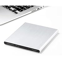 Premium Aluminum External USB 3.0 UHD 4K Blu-Ray Writer Super Drive for PC and Mac