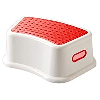 Toilet Stool Most Ergonomic Toilet Stool Bathroom Stool for Better and Healthier Results Relieves Constipation IBS Flatulence (Color : Red)