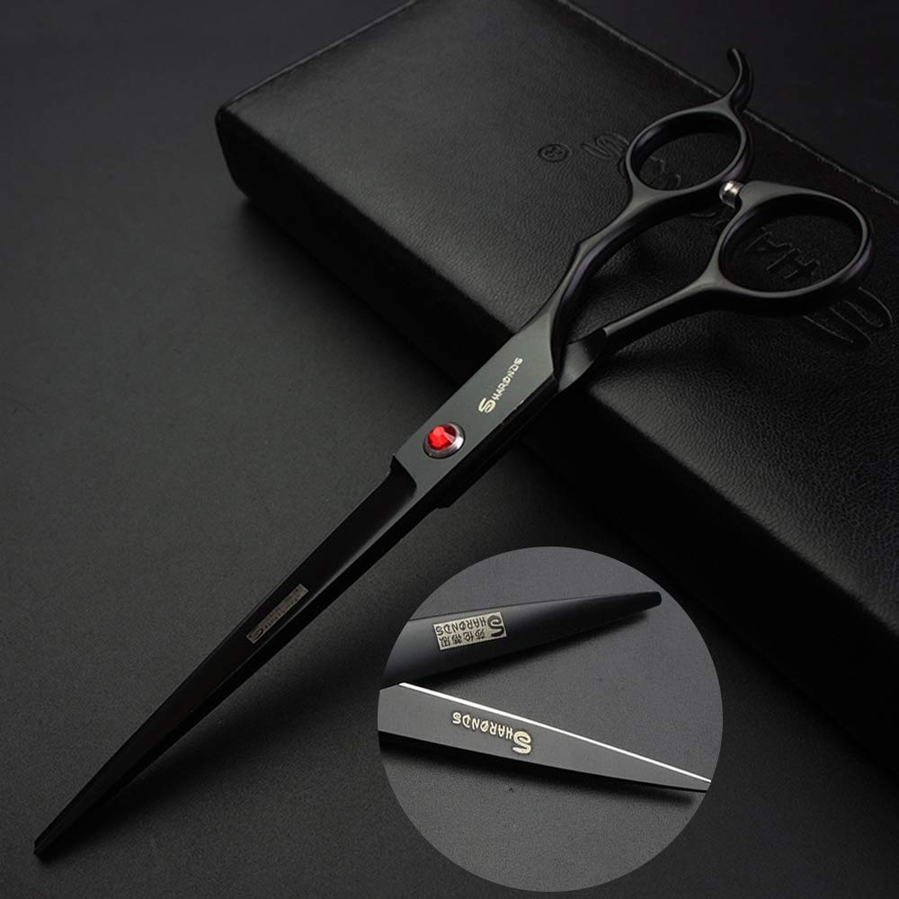 SHARONDS 7.0 Inch Stainless Steel Professional Barber Scissors Hair Thinning Scissors Hairdresser or Home Hairdresser Variant/Hybrid Scissors (scissors set)