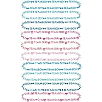 amscan Stunning 30 Inch Plastic Bead Necklaces for Unisex Gender Reveal Celebrations (Pack of 10)