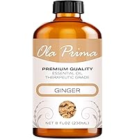 Ola Prima Oils 8oz - Ginger Essential Oil - 8 Fluid Ounces