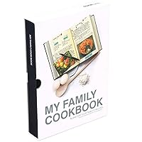 Suck UK My Family Cookbook | Recipe Book To Write In Your Own Recipes | Blank Cookbook | Family Recipe Book | Blank Cookbooks For Family Recipes | Blank Recipe Book & Recipe Organizer | Black