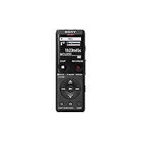 Sony ICD-UX570 Ultra-Compact Digital Voice Recorder Stereo Recording, Noise Cancellation, USB Direct, Long Battery, Easy File Transfer, Expandable Memory, Batteries Included