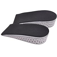 Guithia Memory Foam Invisible Height Increasing Insoles Height Elevator Insoles Heel Lift Shoe Pad 3.3CM