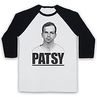 Men's Lee Harvey Oswald Patsy 3/4 Sleeve Retro Baseball Tee