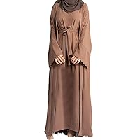 Muslim Hijab Dresses for Women 2024 Muslim Dress Robe Women Muslim Plus Size Evening Dress for Women Emerald Green Long Sleeve Muslim Dress Women Wedding Guest Cheap