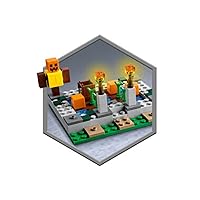 LEGO 21190 Minecraft Das verlassene Dorf, 2 Zombies, Zombiejäger, schwarze Katze