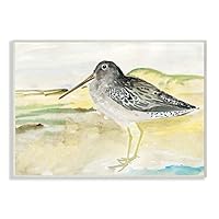 Stupell Industries Bird Encounter Landscape Animal Watercolor Painting, Stellar Design Studio Art, 10 x 15, Wall Plaque