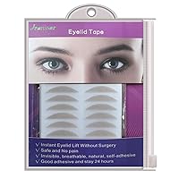Eyelid Correcting Tape 288Pcs, 5MM Eyelid Lifter Strips, Double Eyelid Tape for Heavy Hooded, Droopy Uneven Mono-Eyelids for Dramatic Lift - Instant Eye Lift Without Surgery