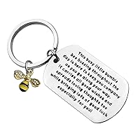 Xiahuyu Bee Gifts for Women Men Bee Keychain Honey Bee Jewelry Bumble Bee Gifts Christmas Birthday Gifts Encouragement Gifts for Friends Family Bee Lover