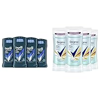 Degree Men Advanced Protection Antiperspirant Deodorant Cool Rush 4 count 72-Hour & Advanced MotionSense Antiperspirant Deodorant 4 Count 72-Hour Sweat And Odor Protection