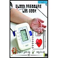 Blood Pressure Log Book for Adults and Seniors, Monitor Daily, Morning and Evening Sheets