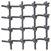 Climbing Rope Ladder Safety Net Fitness Swing Ladder Netting Truck Deck Cargo Nets Endurance Child Playground Climbing Netting Nets Rope Dia 14mm (Color : 14mm-16cm, Size : 1X5m/3.3X16.4ft)